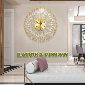 đồng hồ đẹp trang trí phòng khách tại ladora shop ở hà nội