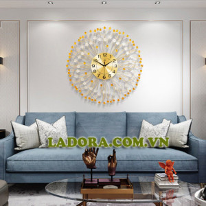 đồng hồ đẹp trang trí phòng khách tại ladora shop ở hà nội