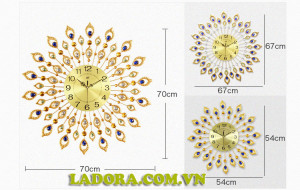 đồng hồ chim công làm quà tặng khai trương tại ladora shop ở hà nội