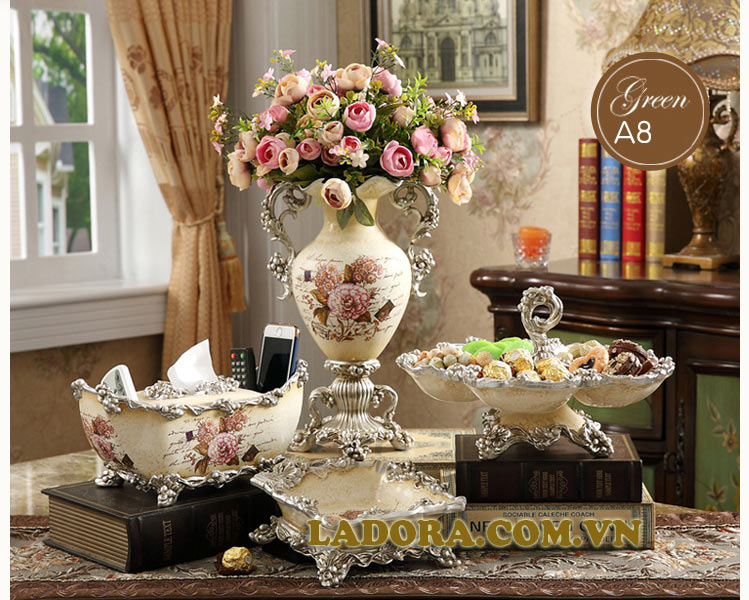 bình hoa đẹp để phòng khách tại shop đồ decor ladora