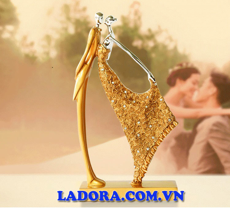 decor trang trí phòng khách cặp đôi tình yêu tại ladora shop ở hà nội