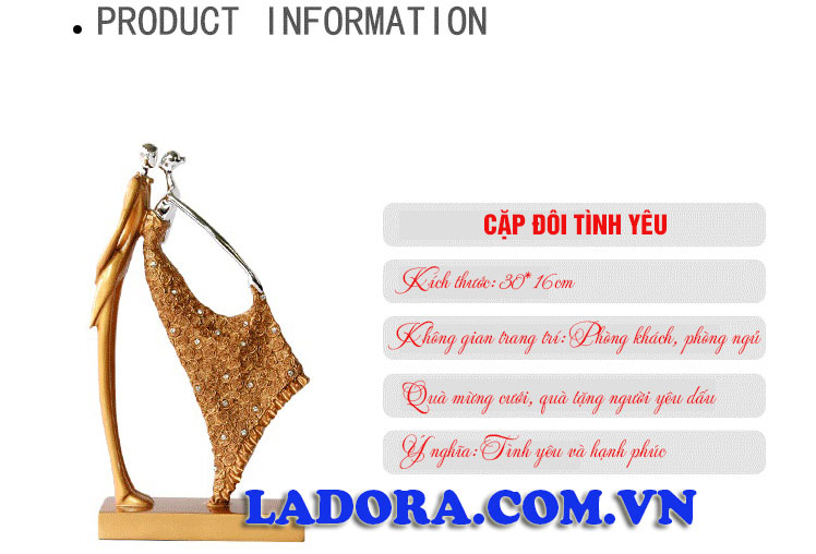 thông tin sản phẩm trang trí tại ladora shop