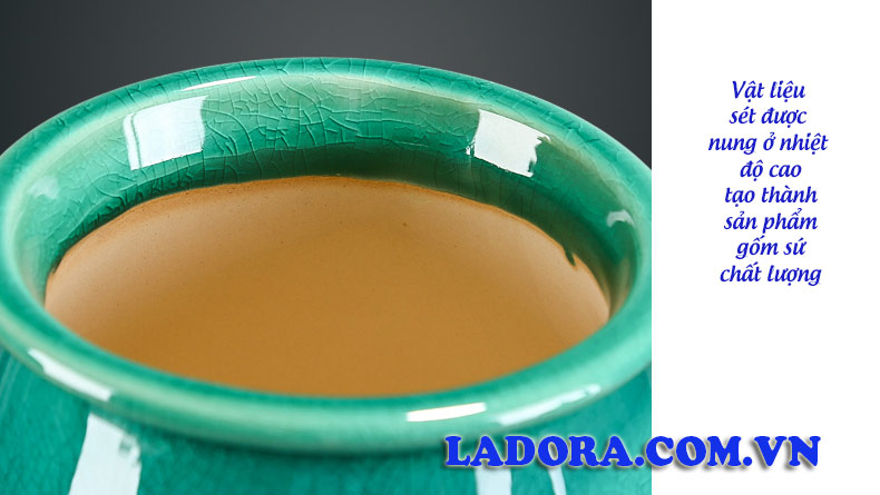 lọ hoa gốm sứ tân cổ điển tại ladora shop