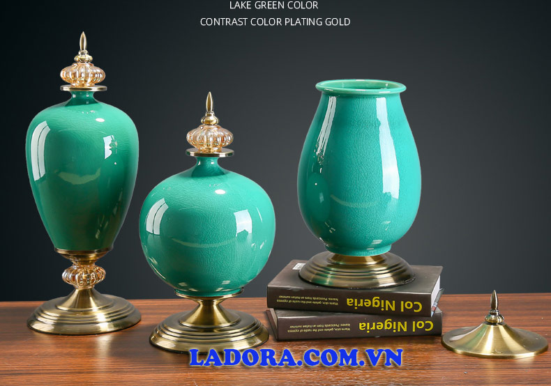 bộ lọ hoa làm quà tặng rất ý nghĩa tại ladora shop