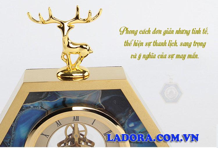 đồng hồ trang trí bàn làm việc đẹp tại ladora shop