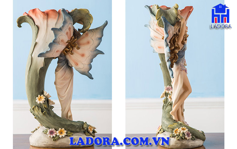 quà tặng tinh tế bình hoa lụa đẹp tại ladora shop đồ decor trang trí