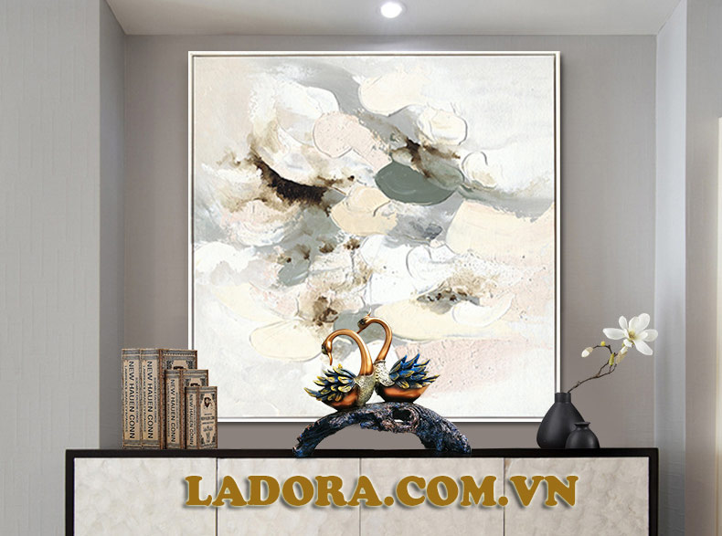 đồ trang trí tủ phòng khách phòng ngủ đẹp đôi chim thiên nga làm quà tặng ý nghĩa - ladora shop