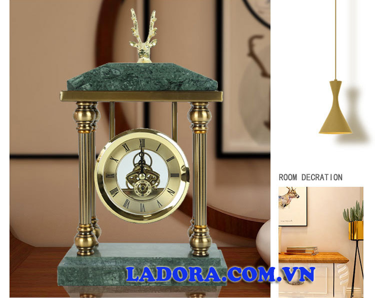 đồng hồ để bàn cao cấp tại ladora shop