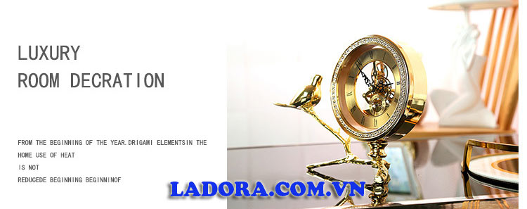quà tặng ý nghĩa với đồng hồ để bàn đẹp tại ladora shop