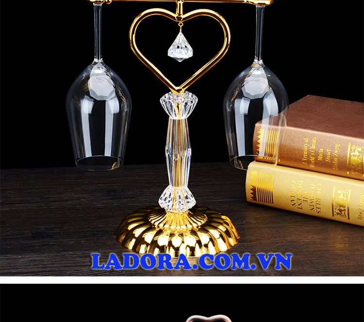 giá treo ly rượu tinh tế trong từng đường nét - ladora shop đồ decor