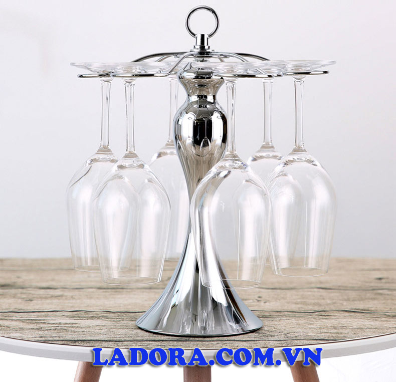 mẫu giá treo ly rượu vang sang trọng và thanh lịch tại ladora shop đồ decor ở hà nội