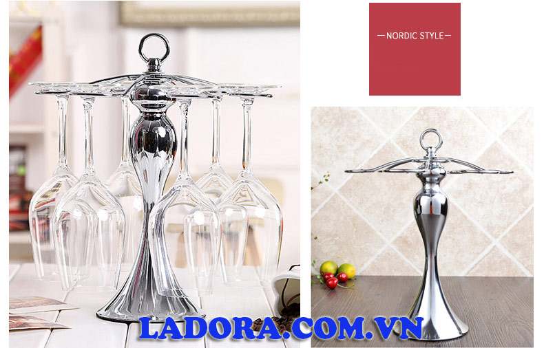 giá treo ly rượu vang sang trọng và thanh lịch tại ladora shop decor ở hà nội