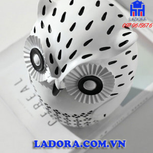 cặp đôi cú mèo decor trang trí tại ladora shop