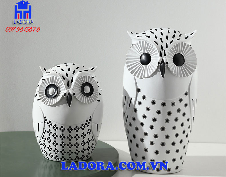 decor trang trí nhà bùa cú mèo mang nhiều ý nghĩa tốt đẹp tại shop ladora