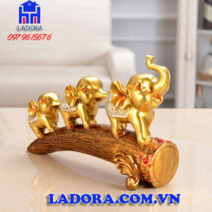 tượng gia đình voi trang trí nội thất nhà đẹp và ý nghĩa phong thủy - ladora shop