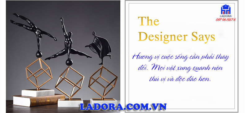 tượng decor trang trí độc đáo giúp cuộc sống thêm thú vị