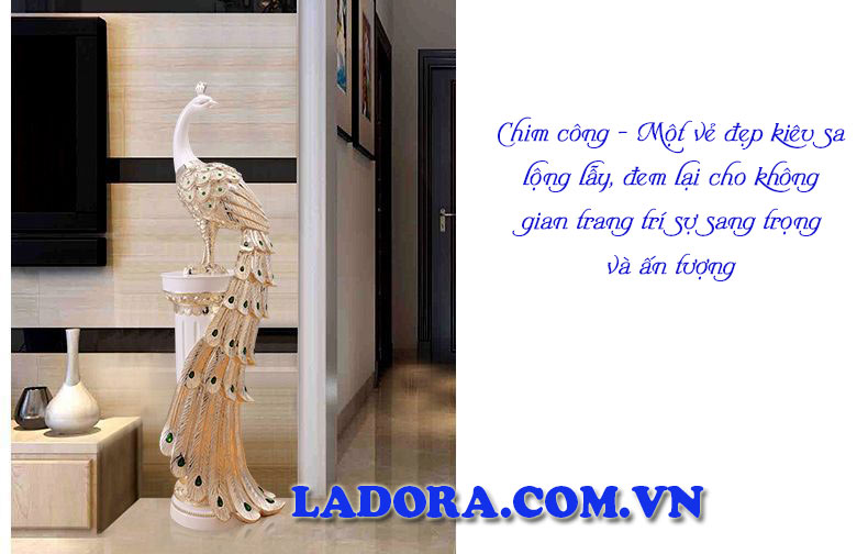 chim khổng tượng decor cho không gian thêm sang trọng và lộng lẫy