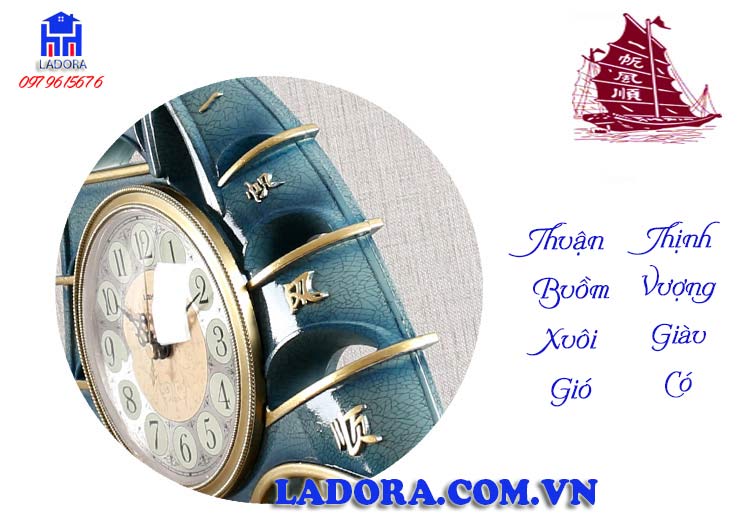 đồng hồ thuyền buồm mang tới sự thành công thịnh vượng cho gia chủ