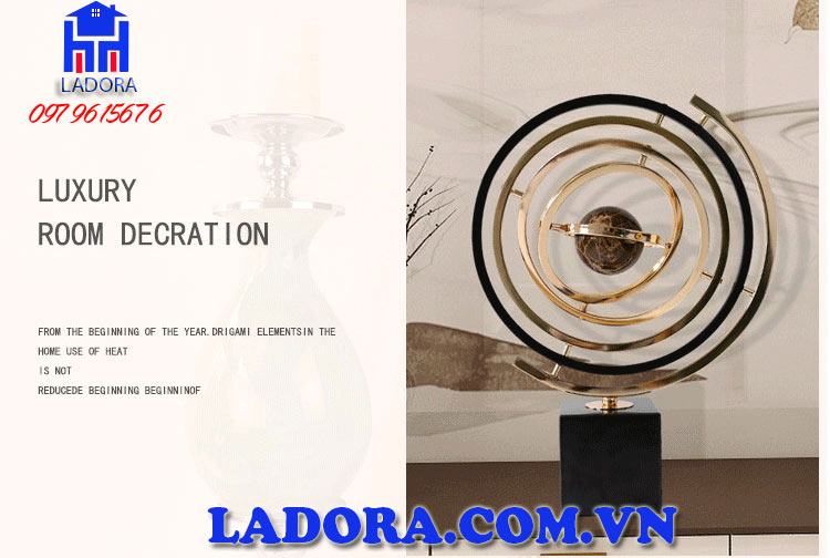 quà tặng sếp ý nghĩa quả cầu đá phong thủy tại ladora