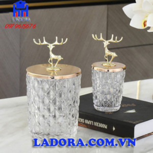 hộp đựng bánh mứt thủy tinh cao cấp tại ladora