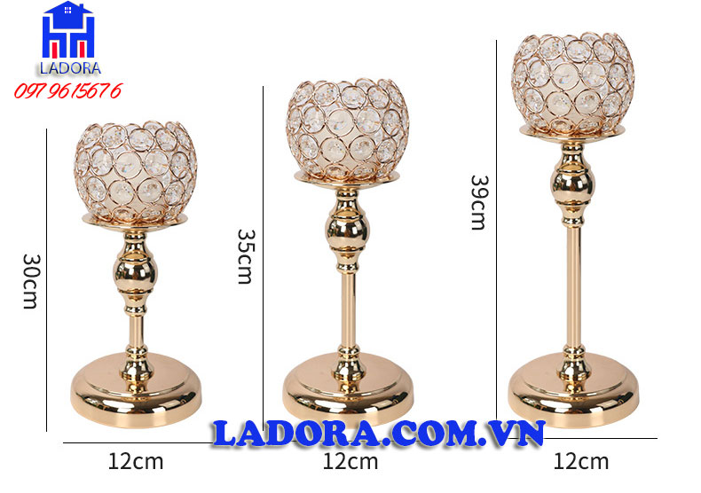 Kích thước Bộ sản phẩm tại ladora decor