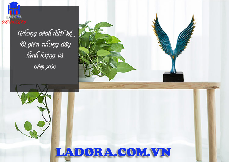 tượng chim đại bàng trang trí với phong cách thiết kế tối giản mà tinh tế và thanh lịch