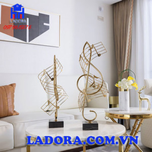 tượng decor nốt nhạc tại ladora