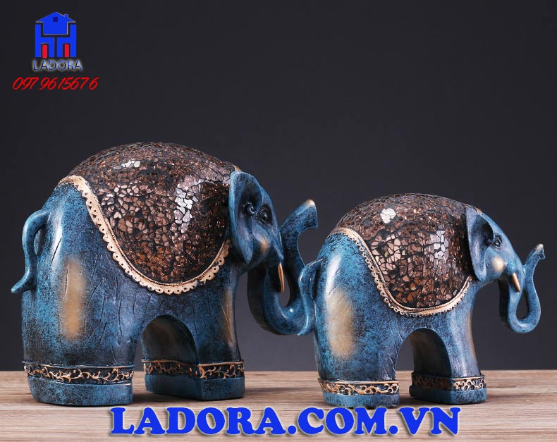 decor tượng voi trang trí nội thất trong nhà giúp thu hút sinh khí và tài lộc