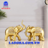 đồ decor nội thất cặp voi trang trí tại ladora shop