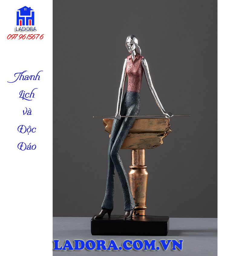 bộ tượng bida được thiết kế một cách sống động trong từng chi tiết