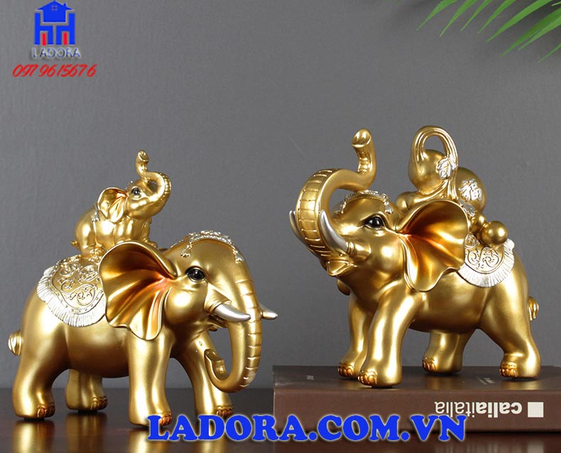 hình tượng con voi được nhiều người sử dụng để trang trí trong nhà