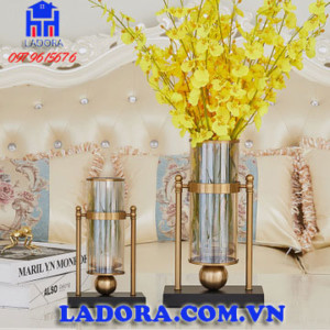 bộ lọ hoa thủy tinh cao cấp tại ladora shop