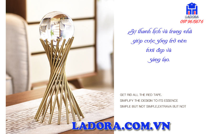 quả cầu tại ladora rất thanh lịch