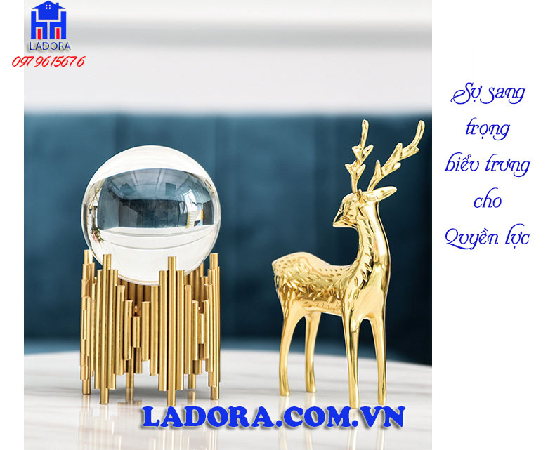 quả cầy thủy tinh phong thủy thể hiện quyền uy, trừ tà, chấn trạch đem lại may mắn