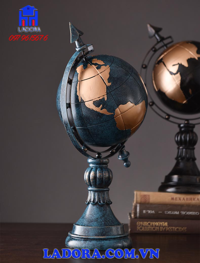 quả địa cầu trang trí là kết tinh của văn hóa và tri thức nhân loại