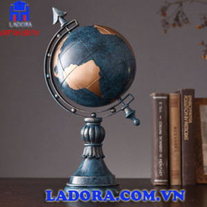 decor trang trí quả địa cầu đẹp tại ladora shop