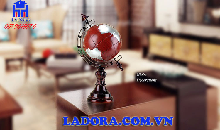 quả địa cầu trang trí phòng khách phòng làm việc đẹp và độc đáo