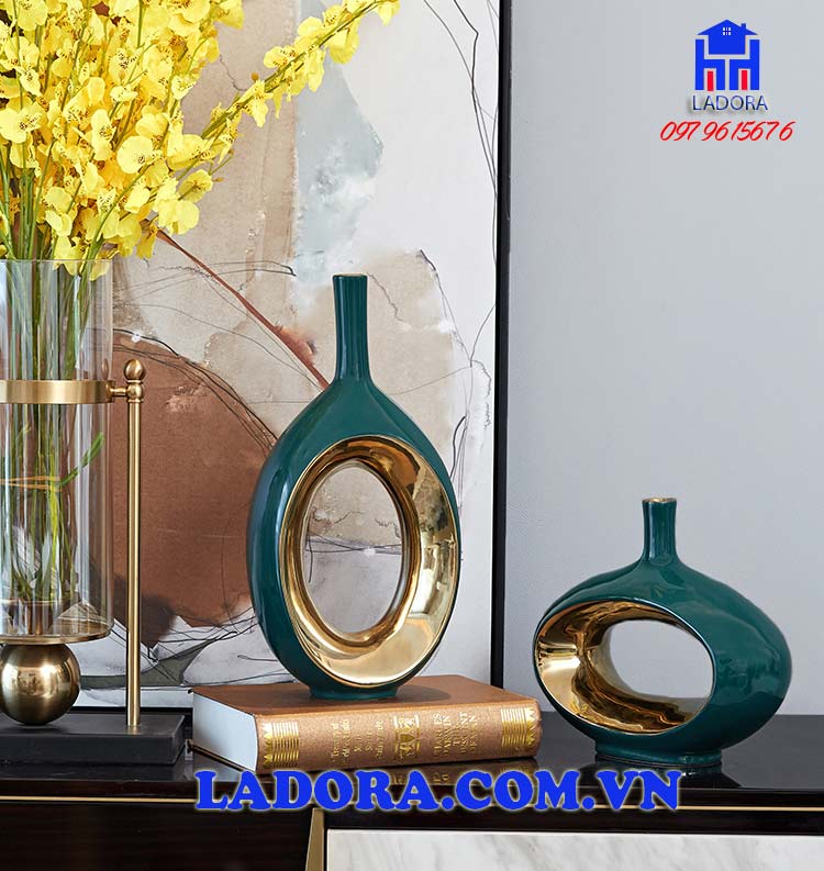 quà tặng đẹp và ý nghĩa với cặp bình gốm tại ladora