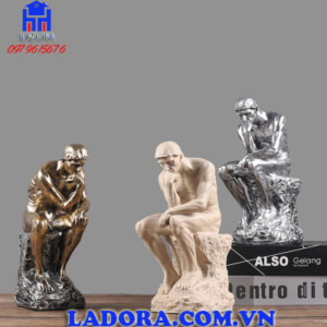 tượng người đàn ông suy tư tại ladora shop