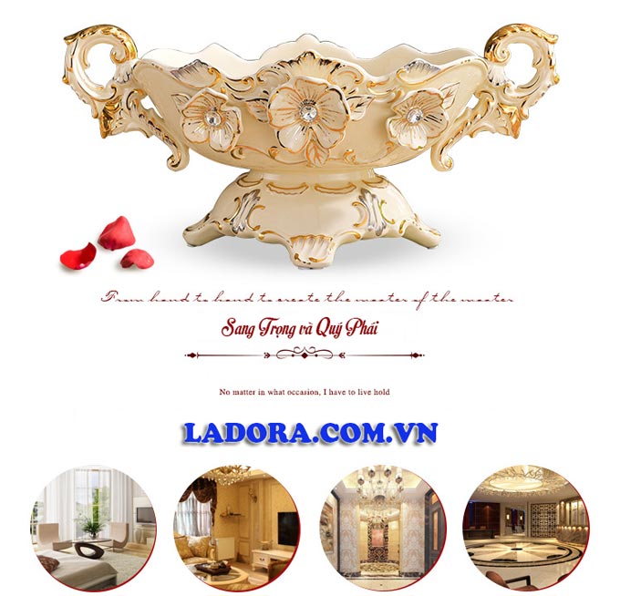 đĩa trái cây đem lại không gian sang trọng