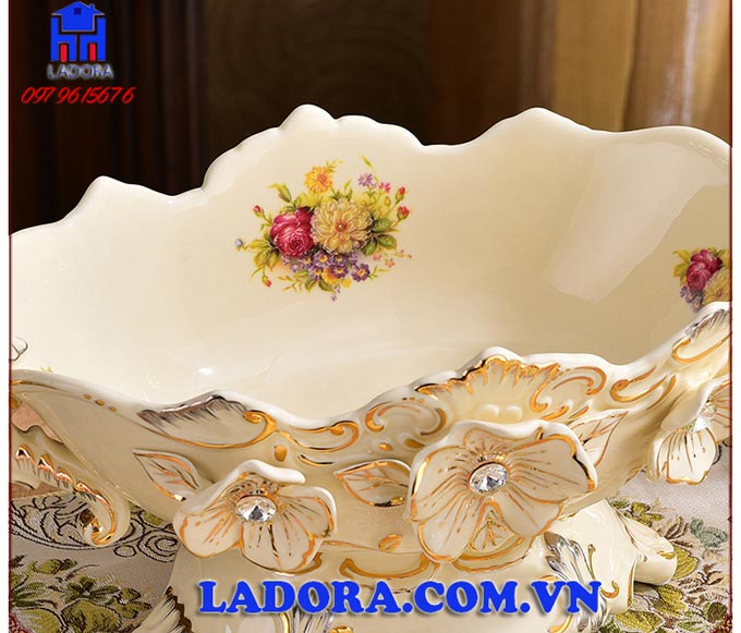 hình ảnh chi tiết đĩa trái cây trang trí 