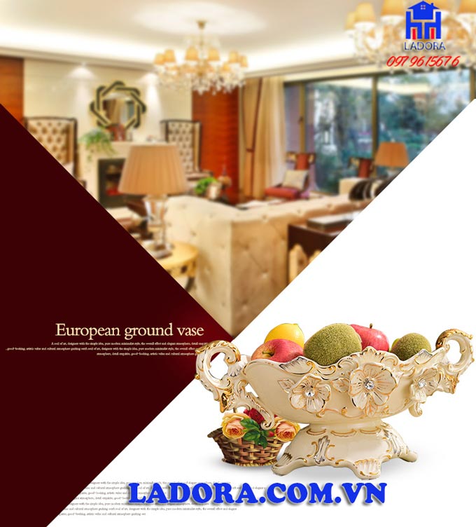 đĩa trái cây đem lại không gian sang trọng