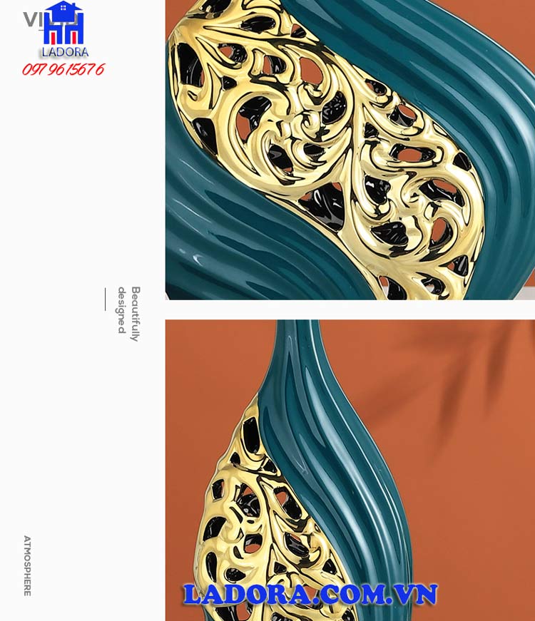 màu men tinh tế và trơn bóng