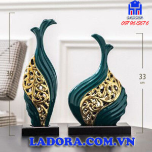 cặp bình gốm trang trí đẹp và thanh lịch