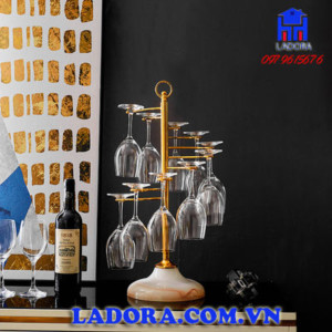 giá treo ly rượu vang nhiều ly tại ladora shop