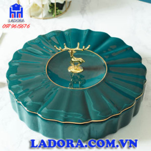 khay đựng mứt têt bằng sứ