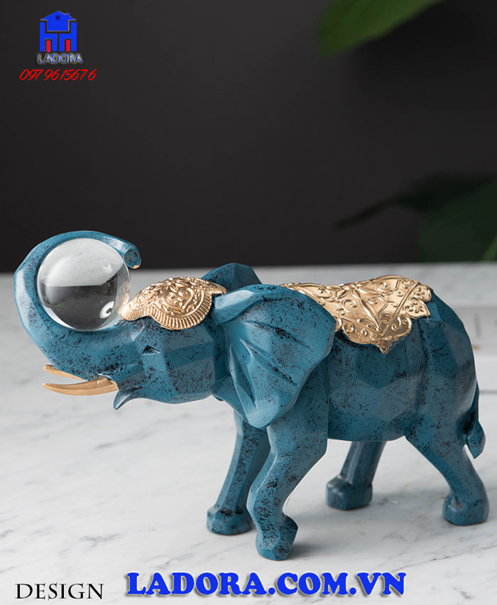 tượng decor gia đình voi hết sức đáng yêu, dễ thương và hiền hòa