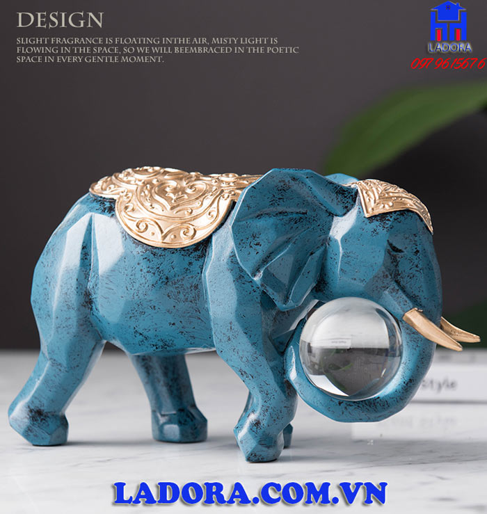 tượng decor gia đình voi hết sức đáng yêu, dễ thương và hiền hòa