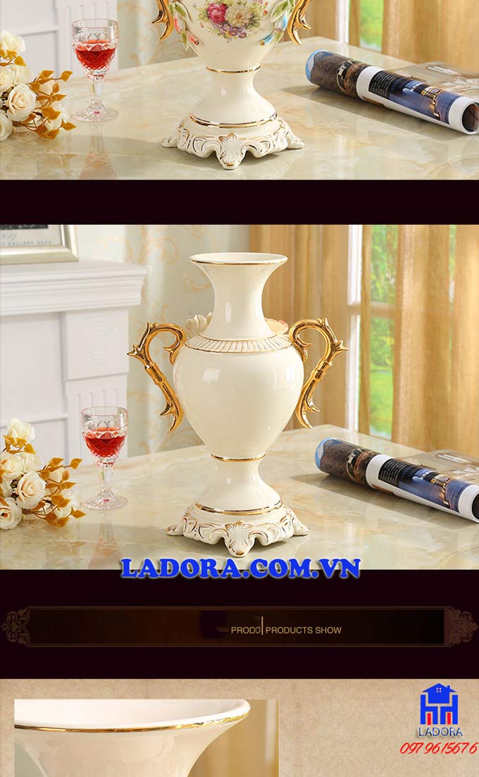 bình gốm trang trí tại ladora là dòng gốm sứ cao cấp