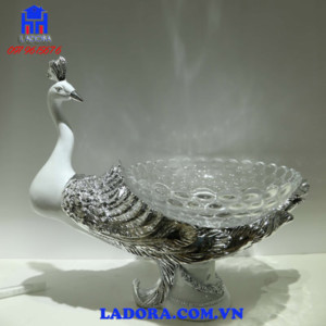 decor trang trí nhà đẹp đĩa chim công